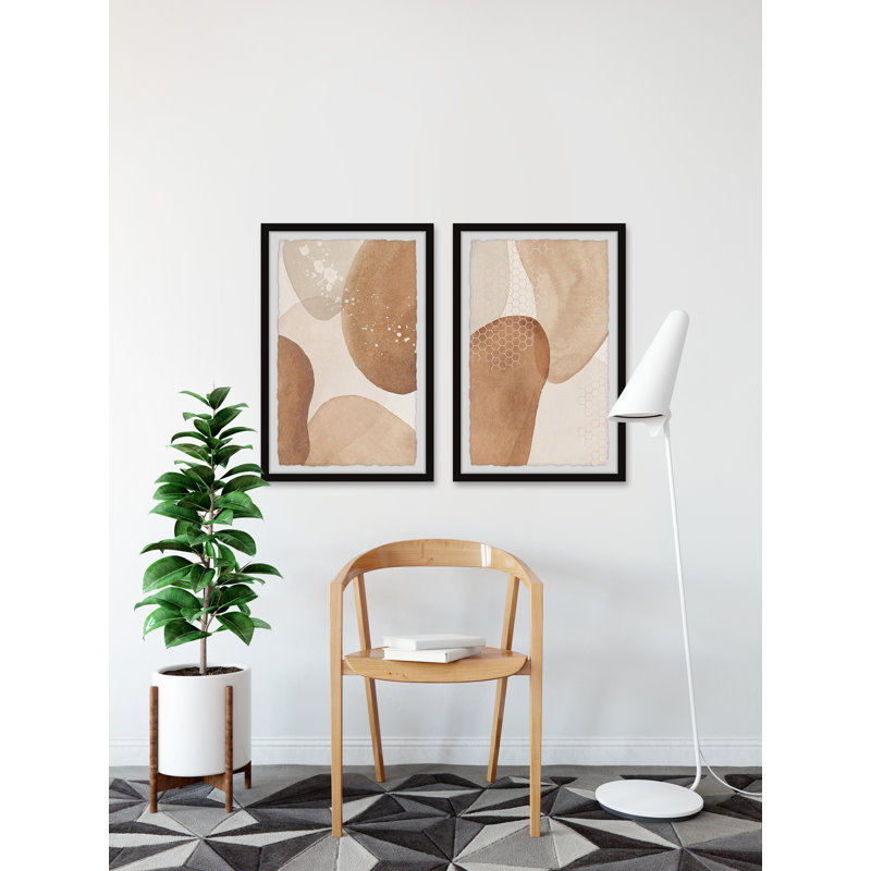 Healing Reaction by Marmont Hill - 2 Piece Single Picture Frame Painting Set, 45cm H x 38cm W x 3.81cm D