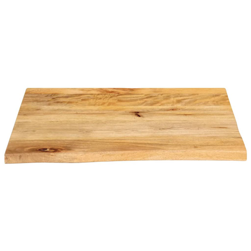 Solid Wood Table Top, 2.5cm H x 40cm W x 40cm D