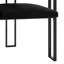 Chaise de salle à manger en métal noir-791926857