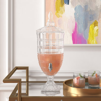 Zimmerman Glass Beverage Dispenser