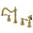 Kingston Brass Tudor Double-Handle Widespread Kitchen Faucet-70851076-11174822