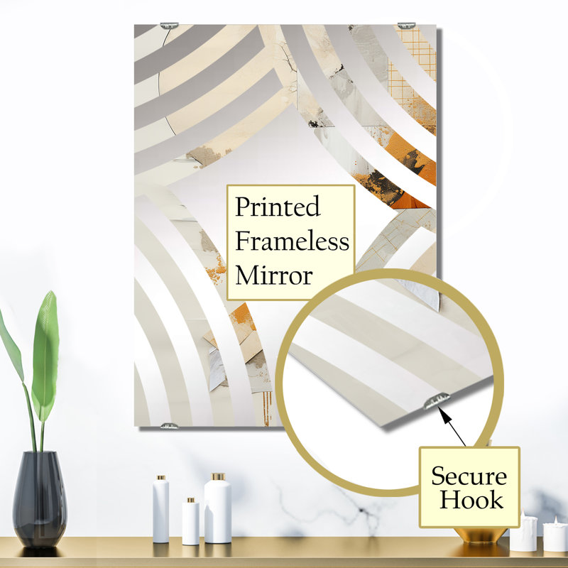 Grand miroir mural Moules, 32 po x 24 po