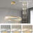 Gentri 23.6 in Dimmable LED Ring Chandelier with Crystal Accents