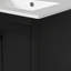 Meuble-lavabo de 24 po avec lavabo, tiroir et tablette à double couche-507192715