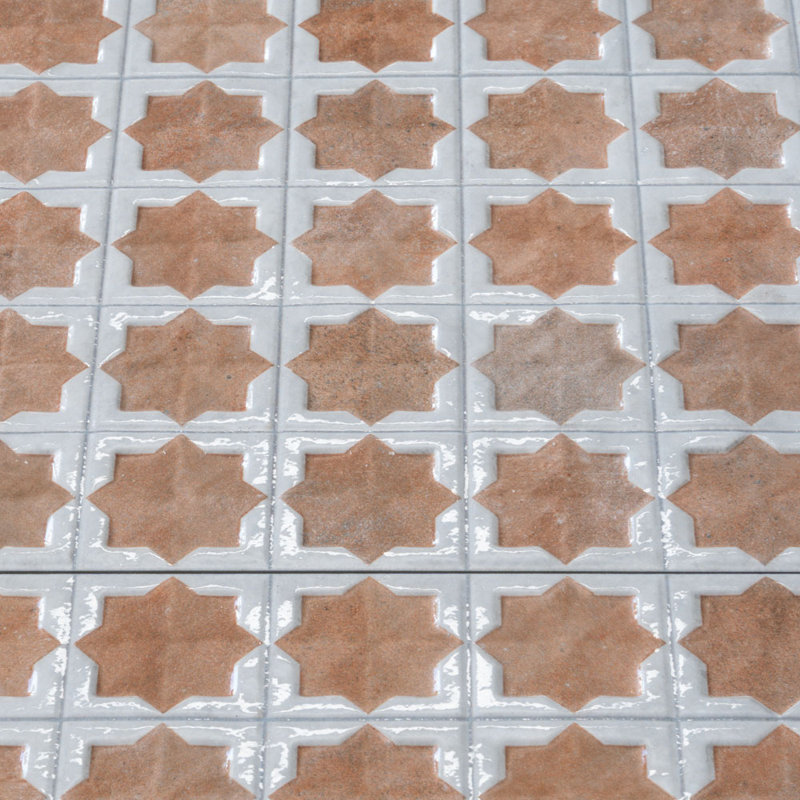 Citadel 12.2 In. X 22 In. Matte And Glossy Porcelain Large Format Wall Tile (13.03 Sq Ft/Case) - 7 Pack, Nude Beige/White