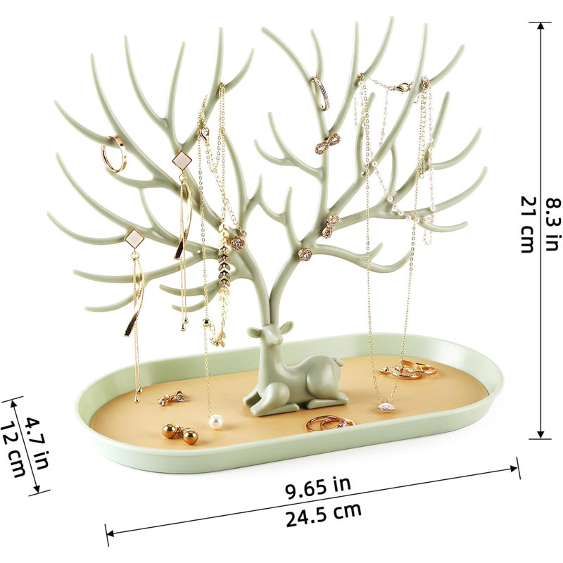 Jewellery Stand +, Green