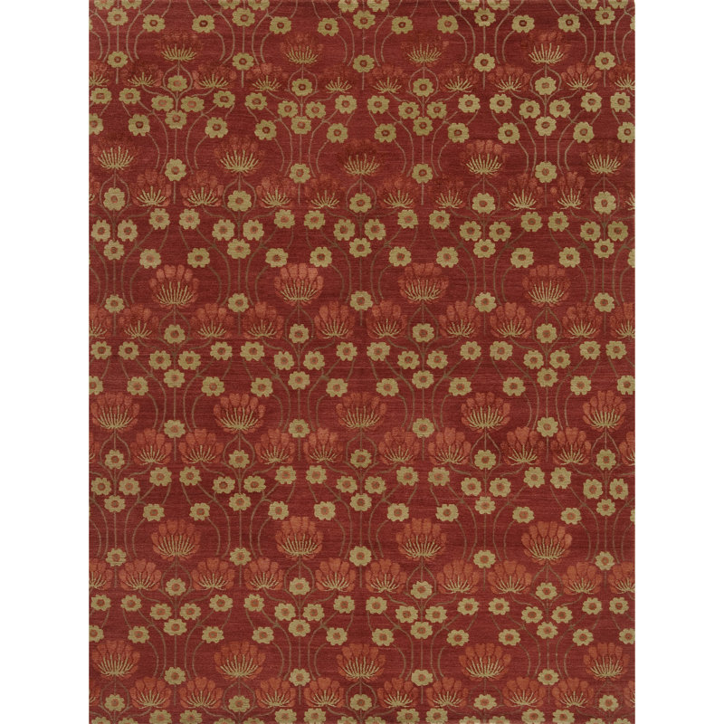 Floral Area Rug, Rectangle 8' x 10'