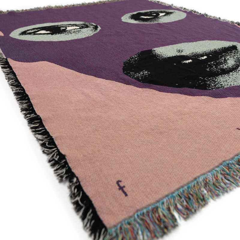 Faceless Woven Throw Blanket