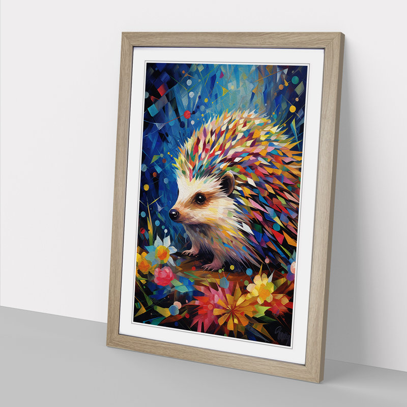 Hedgehog Abstract No.2 - Framed Print