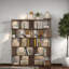 Bibliothèques en MDF peu encombrantes, brun foncé, style moderne pour la maison