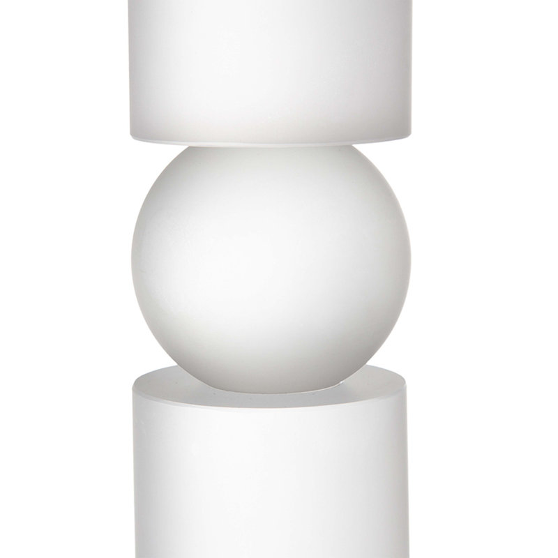 D3.1 Palisade Medium Glass Candle Holder, 11" H x 3.1" W x 3.1" D