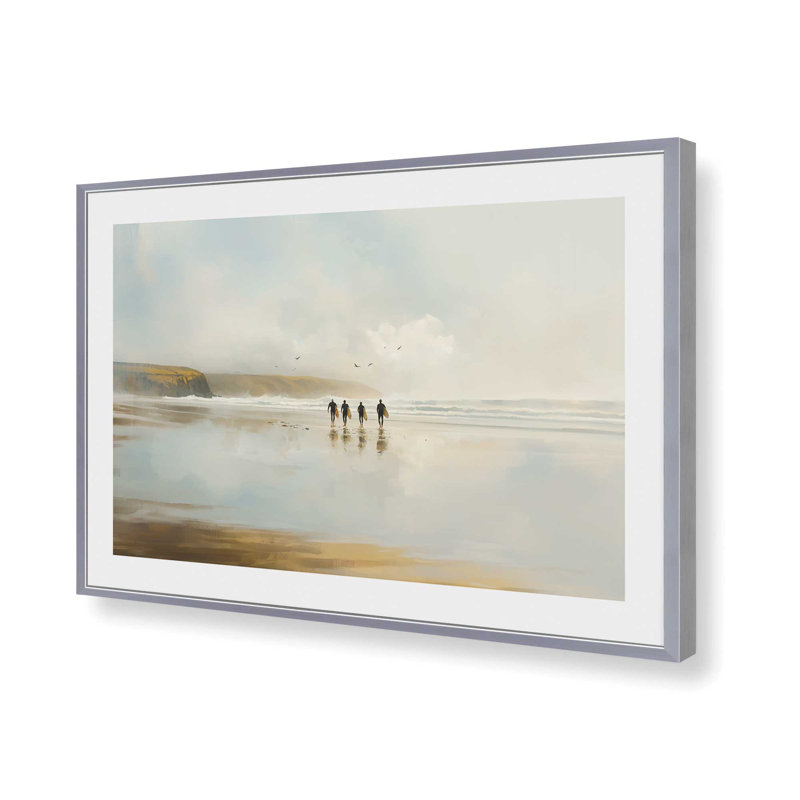 «The Break Awaits», reproduction encadrée, H 12,25 po x l 15,25 po, Polished Chrome