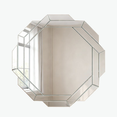 29.92" Octagonal Living Room Mirror