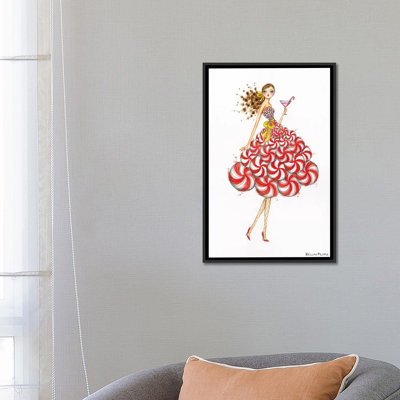 «Holiday Series: Peppermint Silo Martini», reproduction d'art sur toile tendue