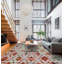 Shibori Handmade Wool Geometric Area Rug-370968469