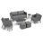 Julian Powder Coated Aluminum Outdoor Lounge Chair