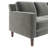 Ferranti 77" Velvet Square Arm Sofa-1826158379