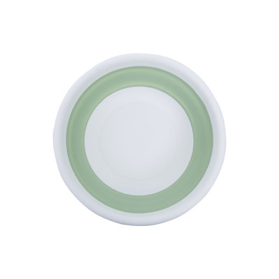 Collapsible Two-Tonal Round Washing up in Sink Dish Rack
