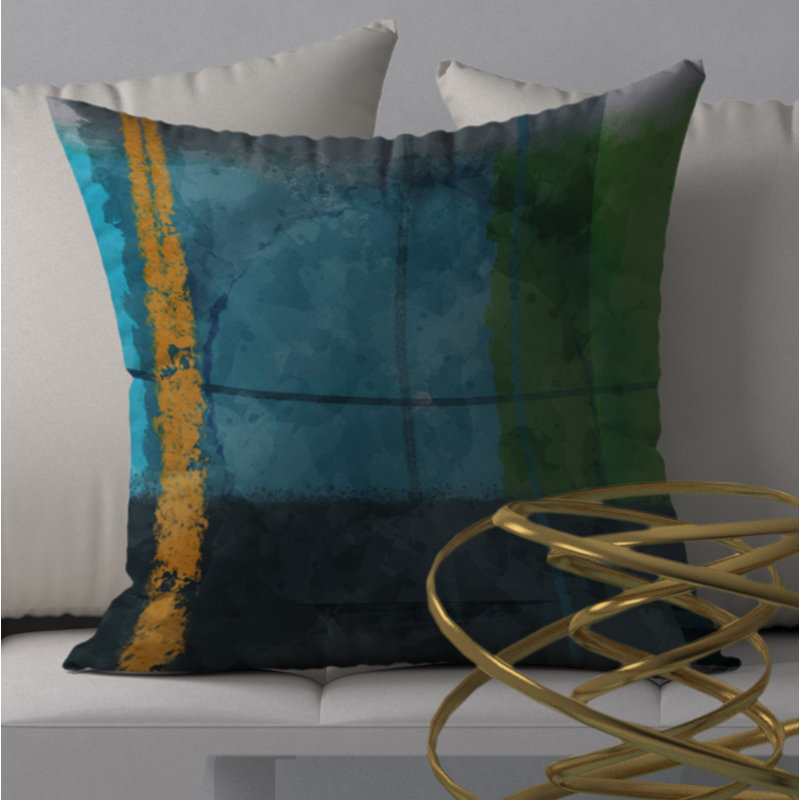 Housse de coussin carrée décorative survive et insert, 24 po x 24 po