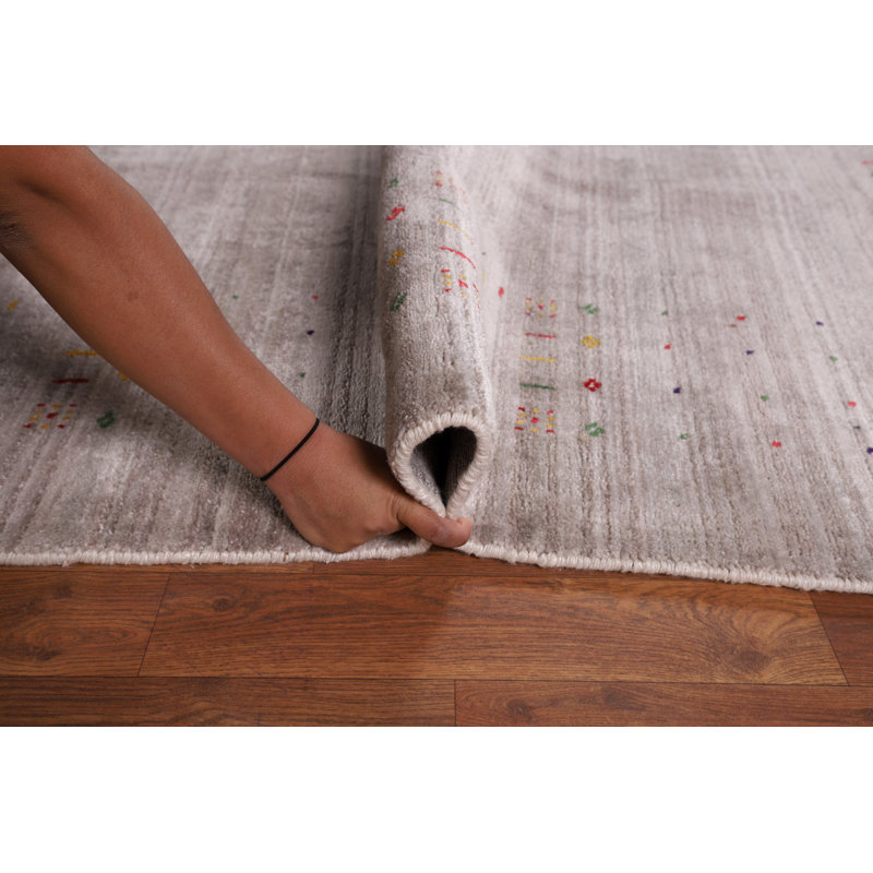 Tapis oriental rayé Gabbeh