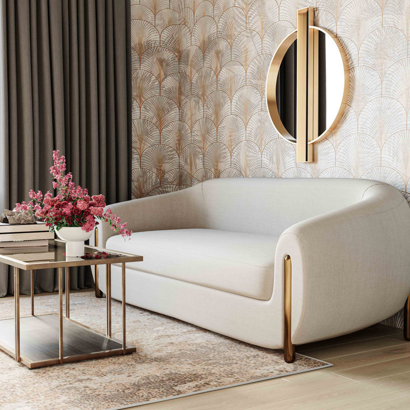 3 Seater Sofa, Cream