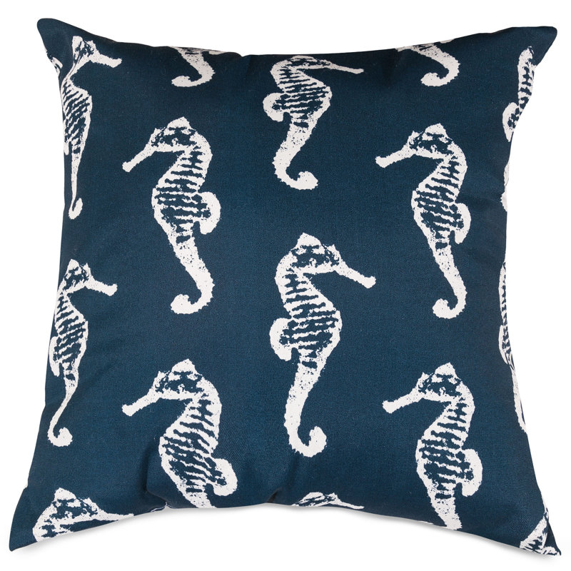 Coussin extérieur Seahorse, Bleu marine, Grand
