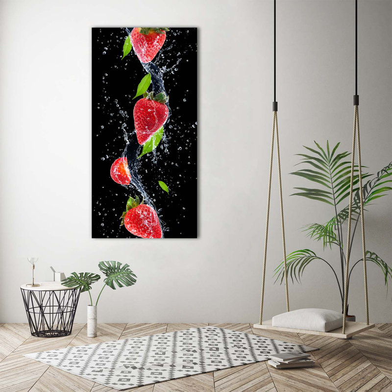 Strawberries - Wrapped Canvas Print