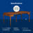 Solid Wood End Table