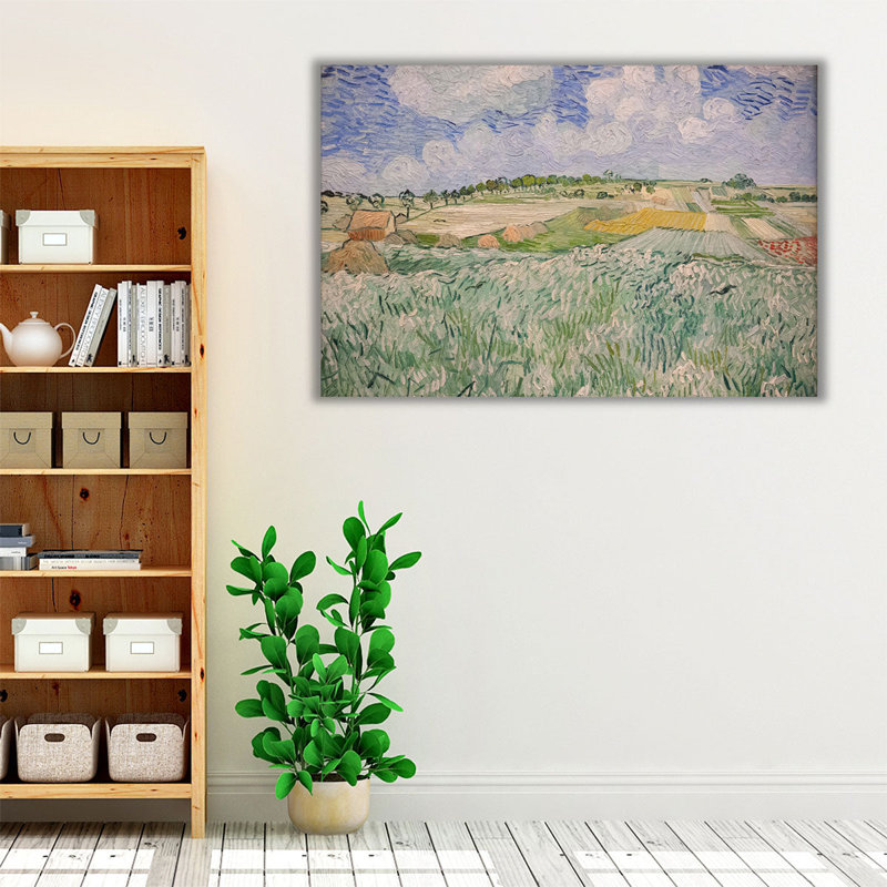 «Plain Near Auvers», 1890, reproduction d'art sur toile, H 20 po x l 30 po