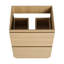 Meuble-lavabo moderne de 24 po avec lavabo simple. Armoire à deux tiroirs, autoportante. Finition bois d'ingénierie. Armoire encastrée. Tiroir. Bois d'ingénierie. Couleur contrastée. Armoire-996620465-996620467