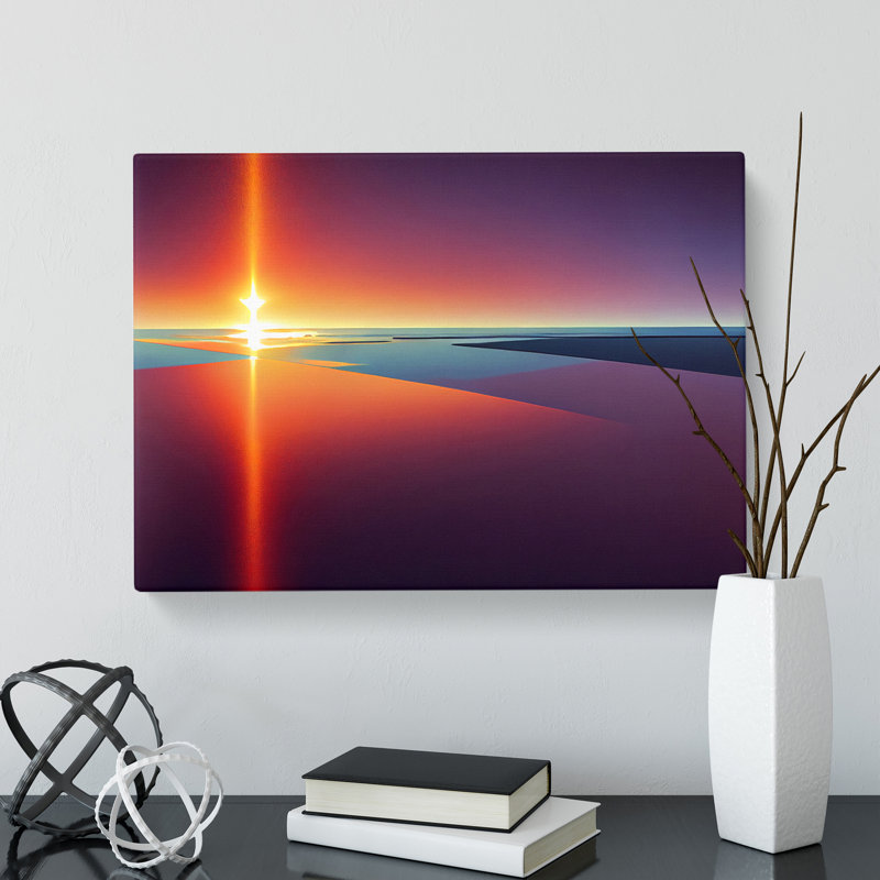 Sunset Vol.6 - Wrapped Canvas, 35cm H x 50cm W x 3cm D