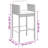 Bar Set with Stools-1458623490