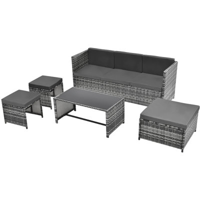 Bylas 6 - Person Seating Group with Cushions