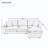 Modern Sleeper Sectional Sofa with Storage Space-850003176