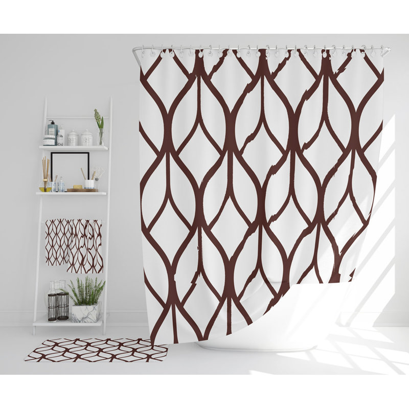 Nellann Polyester Shower Curtain Set