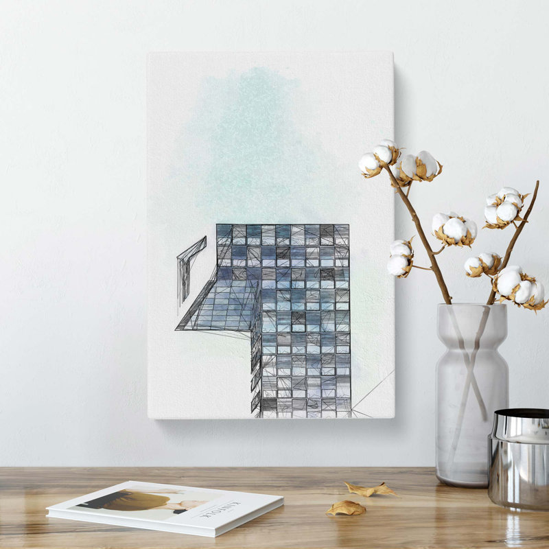 Sketching The Architecture Vol.54 - Wrapped Canvas, 50cm H x 35cm W x 3cm D