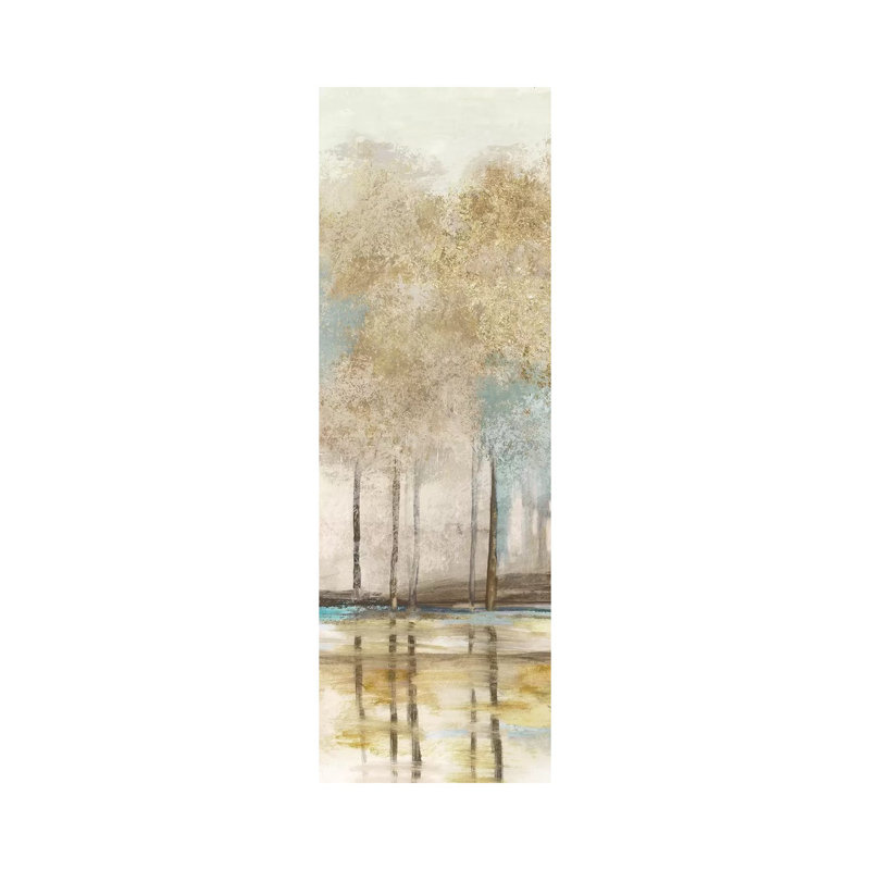 Woodlot III by Allison Pearce - Wrapped Canvas Panoramic Painting, 30.48 cm H x 91.44 cm W x 3.175 cm D