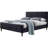 Spencer Catisha Upholstered Tufted Platform Bed-756218906-716599104
