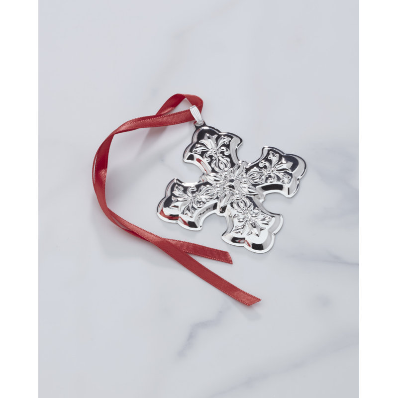 2025 Annual Christmas Cross Sterling Ornament
