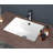 21"X14"  Ceramic Rectangular Undermount Bathroom Sink With Overflow