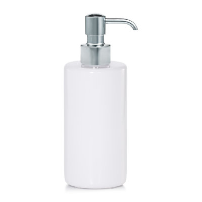 Domus White Gloss Soap / Lotion Dispenser