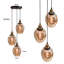Aeilt 3 - Light Amber Cluster Pendant-1262670767