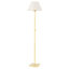 Leeds - 1 Light Floor Lamp By Mark D. Sikes - Aged Brass Frame - Cream Shade