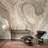 Beige Marble Abstract Wallpaper-93707583