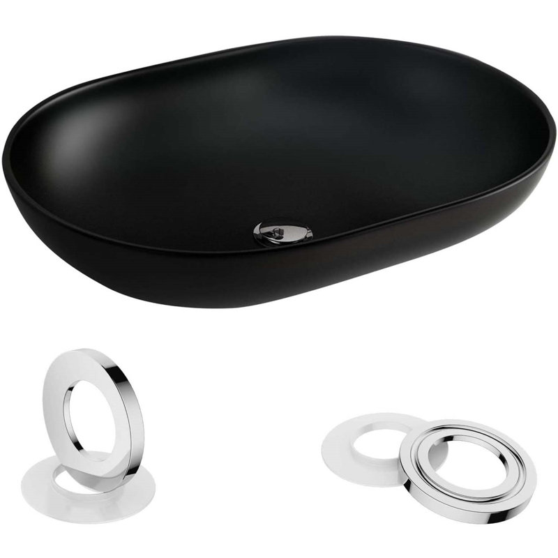 Lavabo vasque en verre vasque moderne en verre trempé, vasque en verre trempé noir, lavabos sur comptoir