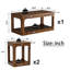 Ensemble de tables basses 3 pièces-228069556