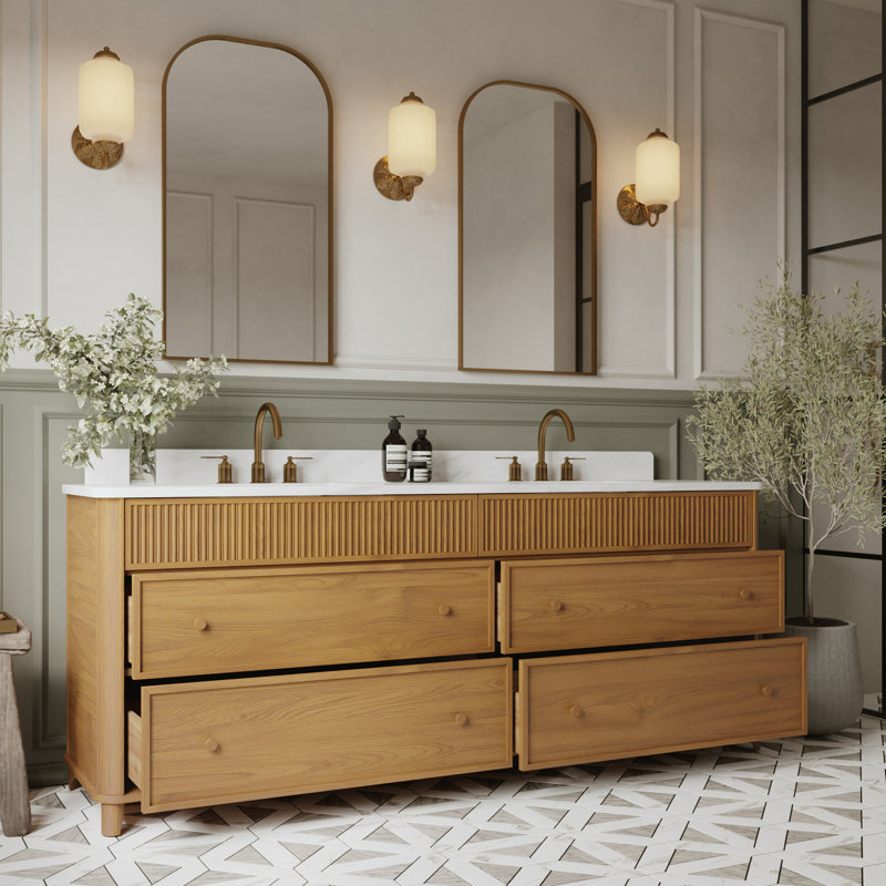 Kathryne 36" Bathroom Vanity In Natural Enhanced Oak, Enhanced Natural Oak, 84"