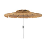 Kanajah Hawaiian Style Straw Thatched Umbrella