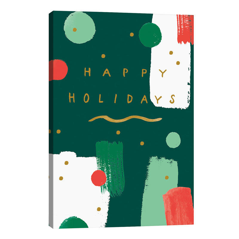 Abstract Christmas I by Jessica Bruggink - Wrapped Canvas Print, 66.04 cm H x 45.72 cm W x 1.91 cm D