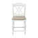 Justinich White Splat Back Counter Chair (Set of 2)